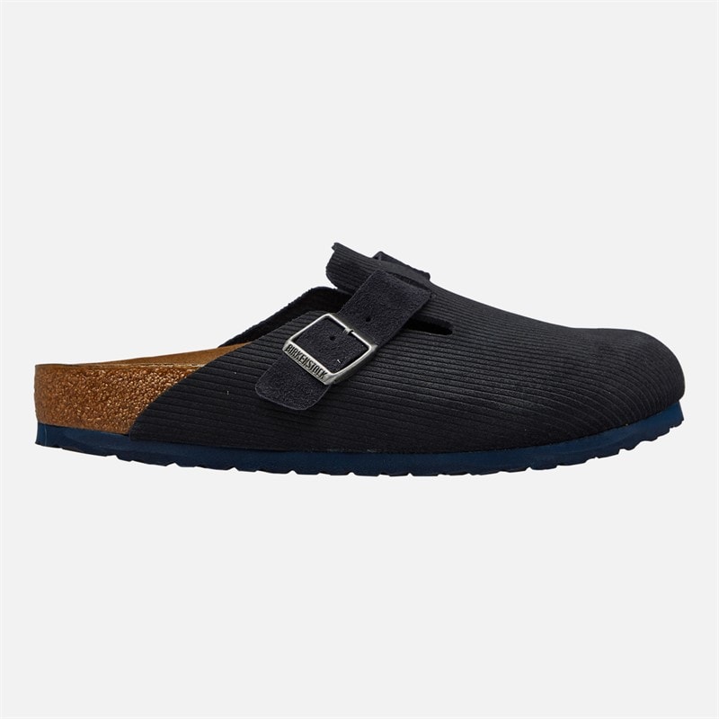 Birkenstock Mens Boston Corduroy Clogs Midnight