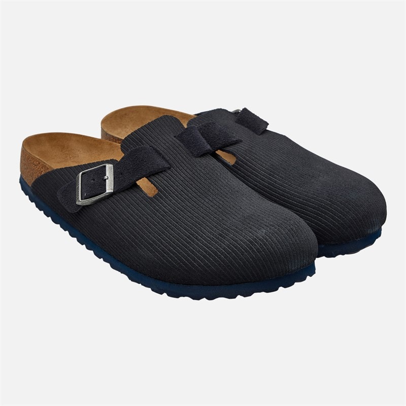 Birkenstock Mens Boston Corduroy Clogs Midnight - Image 2