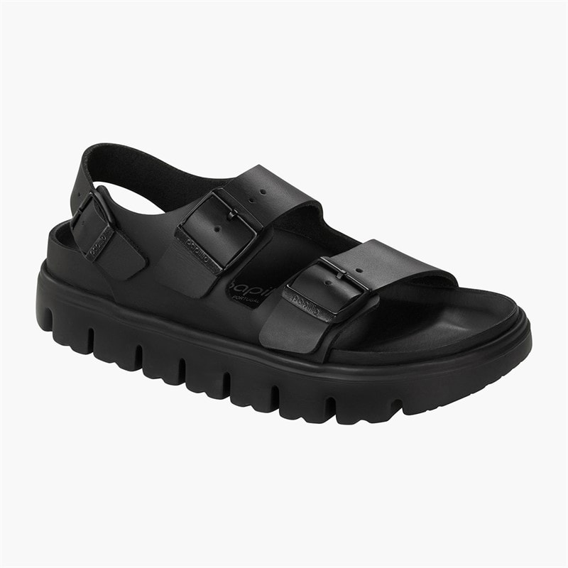 Birkenstock Womens Milano Chunky Sandals Black