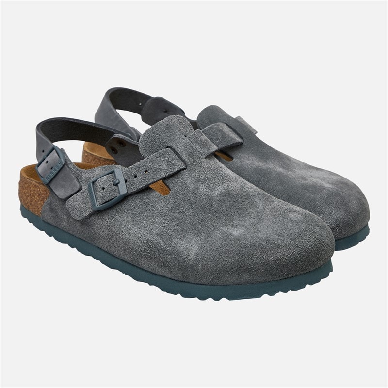 Birkenstock Womens Tokio Ii Clogs Basalt Grey - Image 2