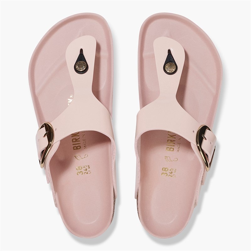 Birkenstock Womens Gizeh Big Buckle Toe Post Sandals Light Rose - Image 3