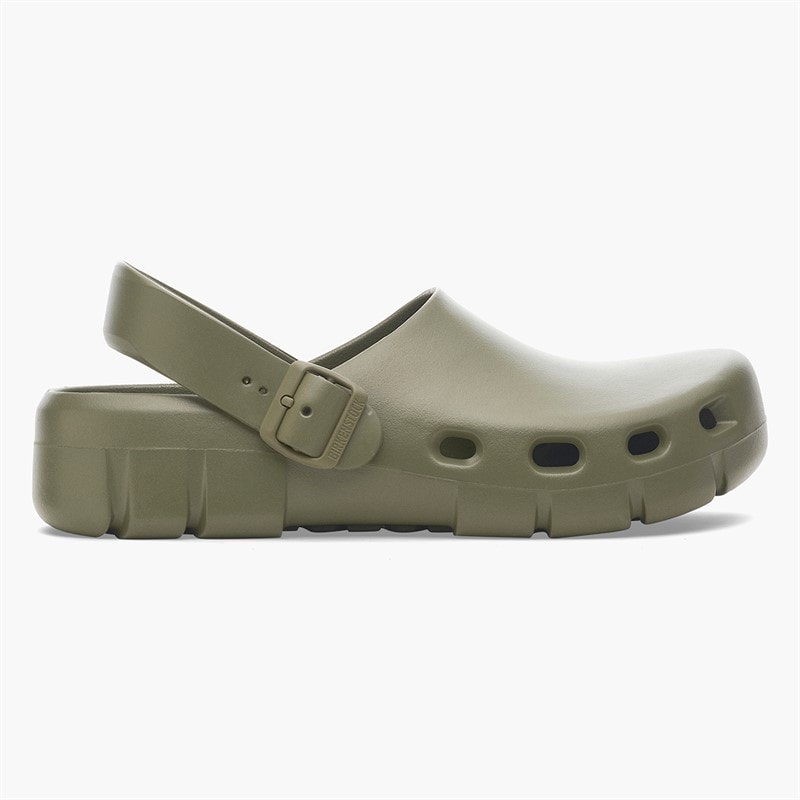 Birkenstock Mens Birki Flow Eva Clogs Khaki - Image 2