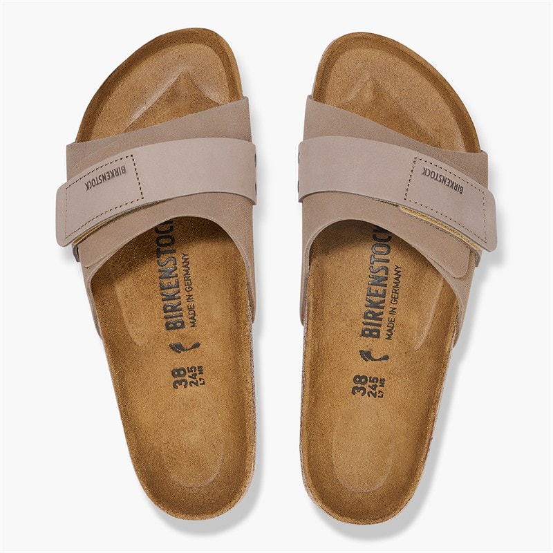 Birkenstock Womens Oita Sliders Taupe - Image 3