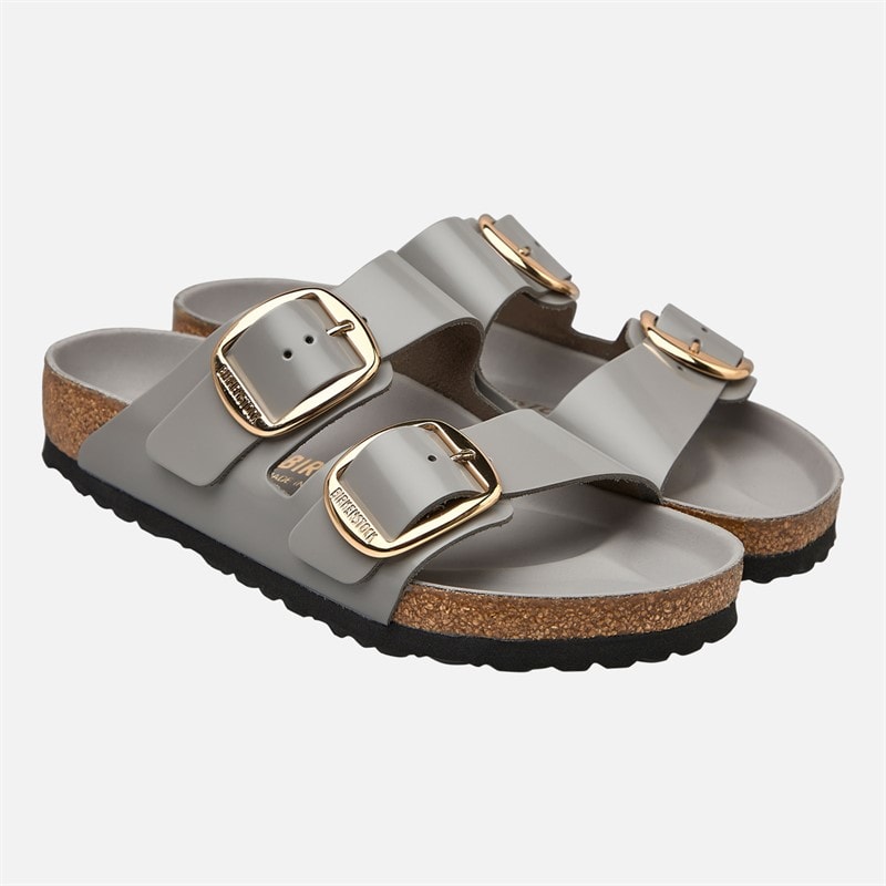 Birkenstock Womens Arizona Big Buckle Sandals Stone Coin - Image 3