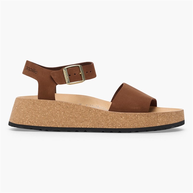 Birkenstock Womens Glenda Ankle Strap Sandals Dark Tea - Image 2