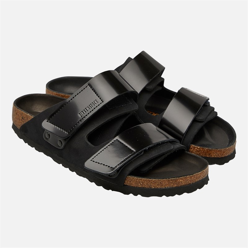 Birkenstock Womens Uji Dual Strap Sandals Black - Image 2