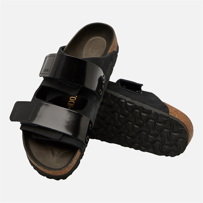 Birkenstock Womens Uji Dual Strap Sandals Black - Image 4