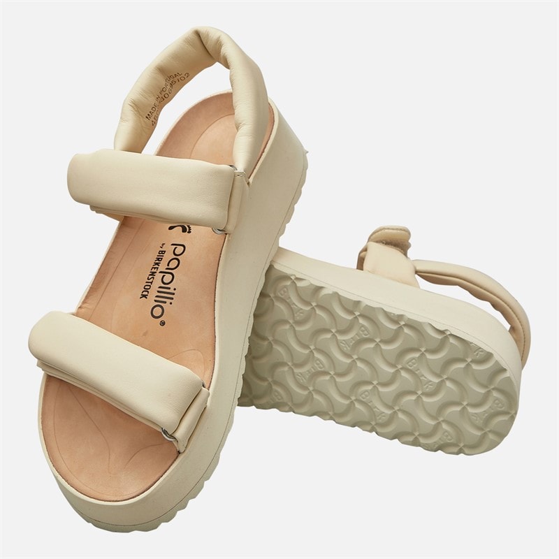 Birkenstock Womens Theda Ankle Strap Sandals Ecru - Image 4