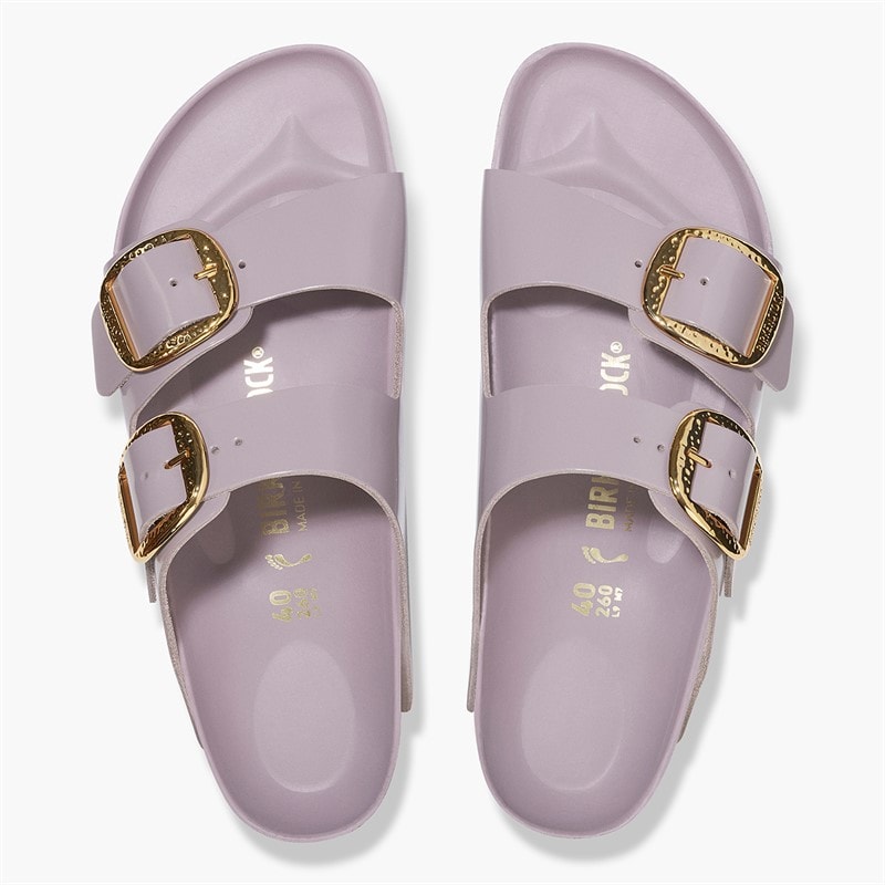 Birkenstock Womens Arizona Double Buckle Sandals Faded Purple - Image 3