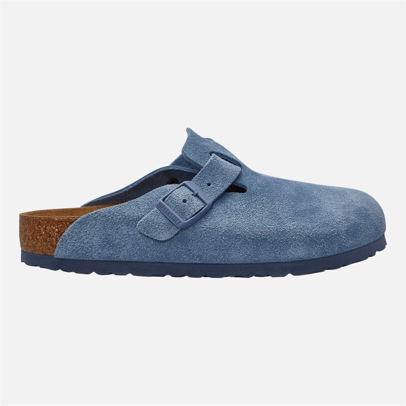 Birkenstock Womens Boston Clogs Elemental Blue - Image 1