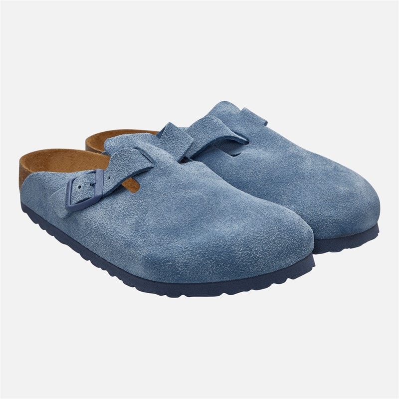 Birkenstock Womens Boston Clogs Elemental Blue - Image 2