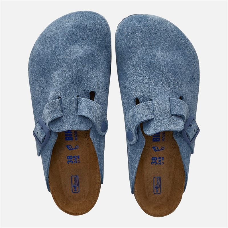 Birkenstock Womens Boston Clogs Elemental Blue - Image 3