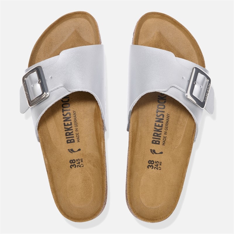 Birkenstock Womens Catalina Sandals Silver - Image 3