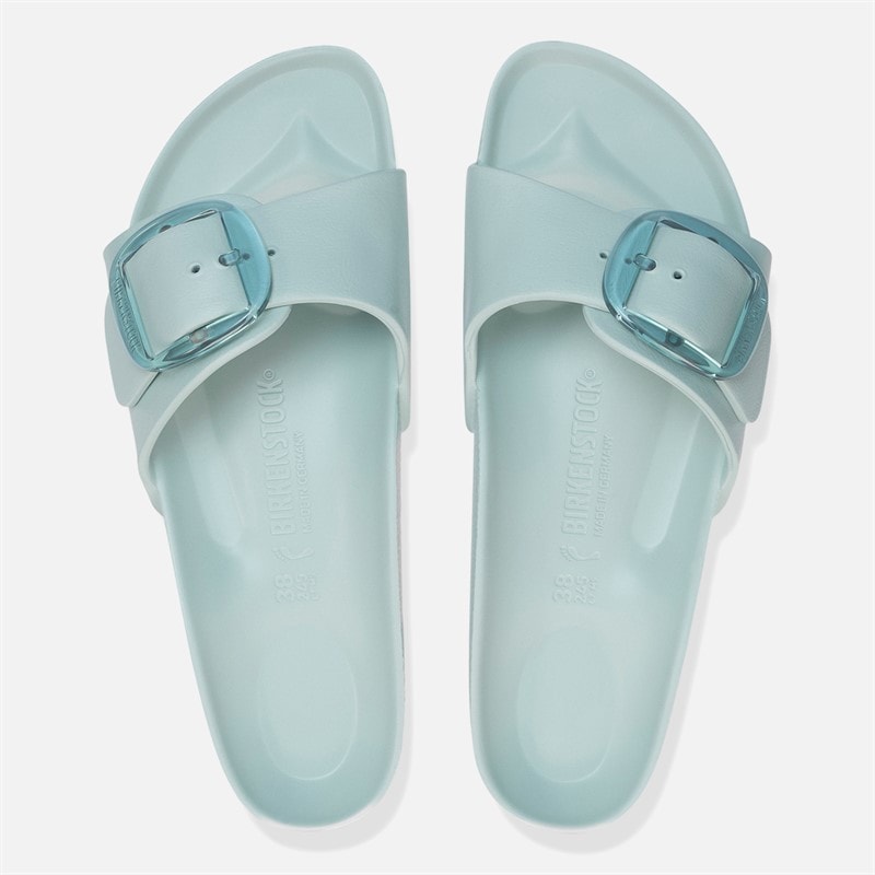 Birkenstock Womens Madrid Big Buckle EVA Sandals Surf Green - Image 3