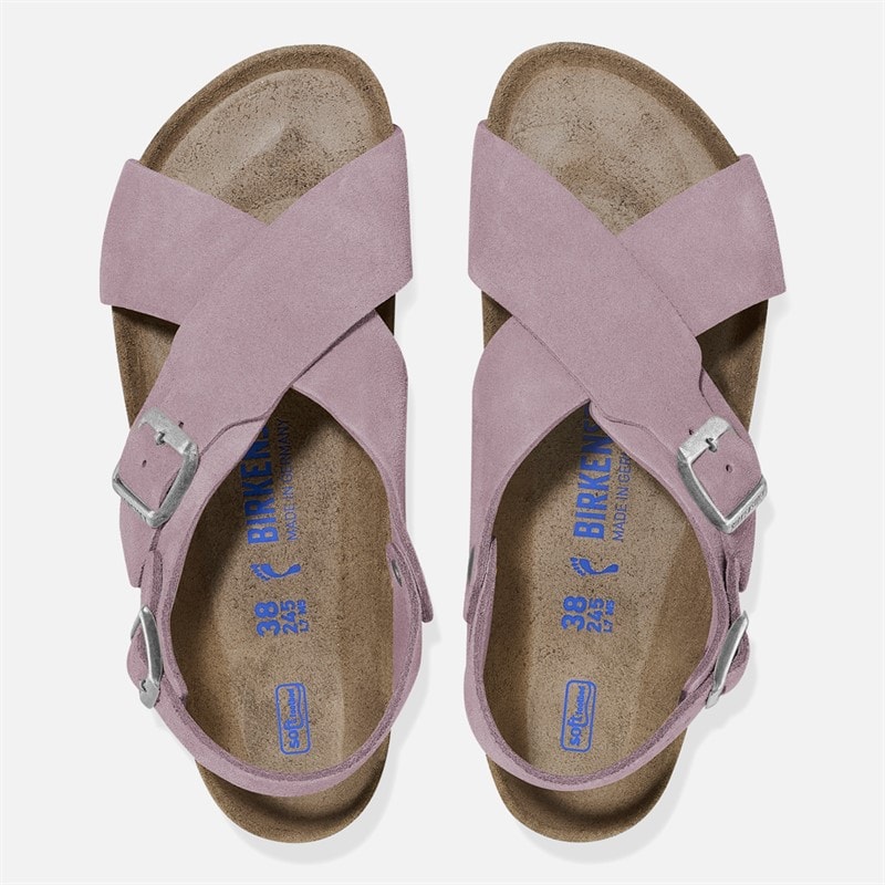 Birkenstock Womens Tulum Cross Strap Sandals Faded Purple - Image 3
