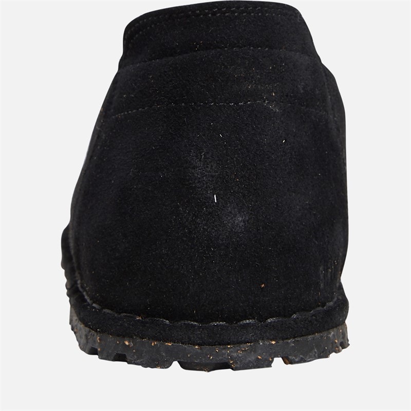 Birkenstock Mens Utti Shearling Moc Slippers Black - Image 3