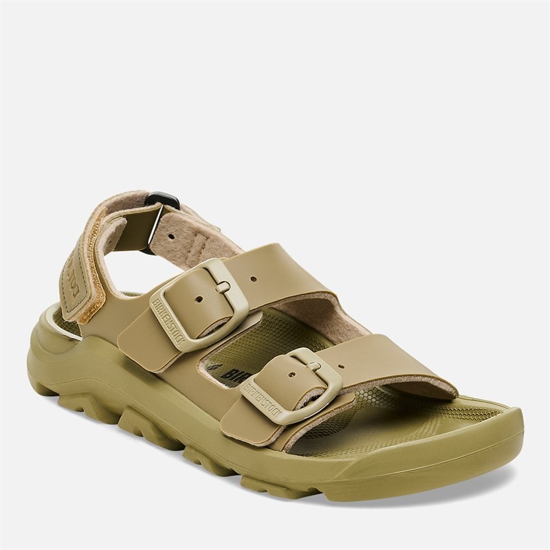 Birkenstock Junior Mogami Ankle Strap Sandals Faded Khaki - Image 2