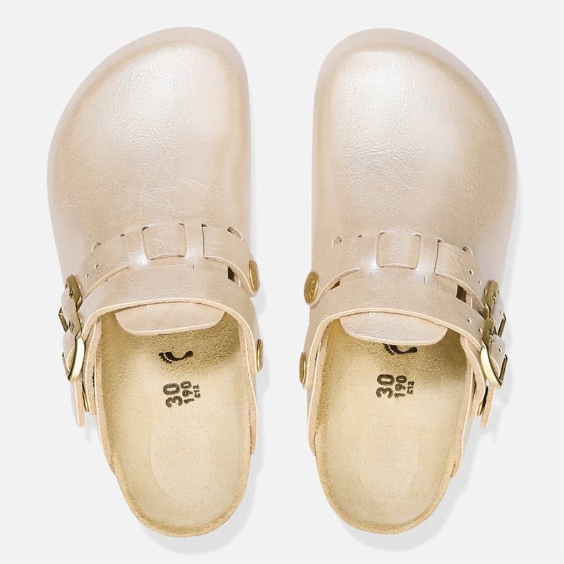 Birkenstock Infant Girls Kay Clogs Graceful Pearl White - Image 3