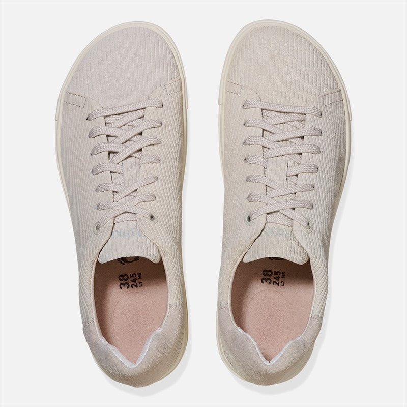 Birkenstock Womens Bend Low Trainers Antique White - Image 3