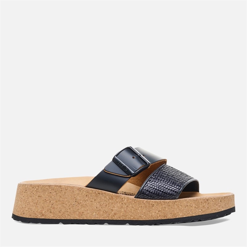 Birkenstock Womens Almina Dual Strap Sandals Black
