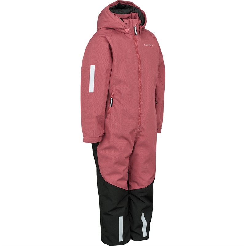True North Girls Waterproof Overall Oxford Snowsuit Rose - Image 3