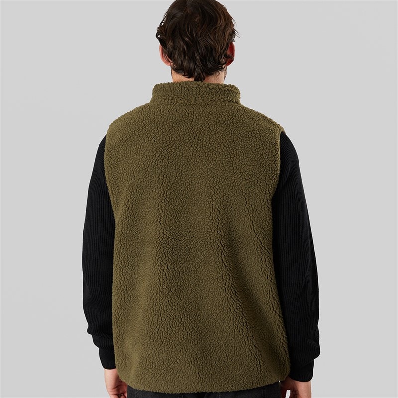 True North Mens Pile Vest Tarmac - Image 2