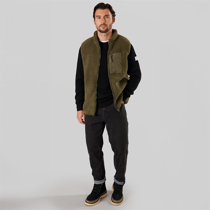 True North Mens Pile Vest Tarmac - Image 4