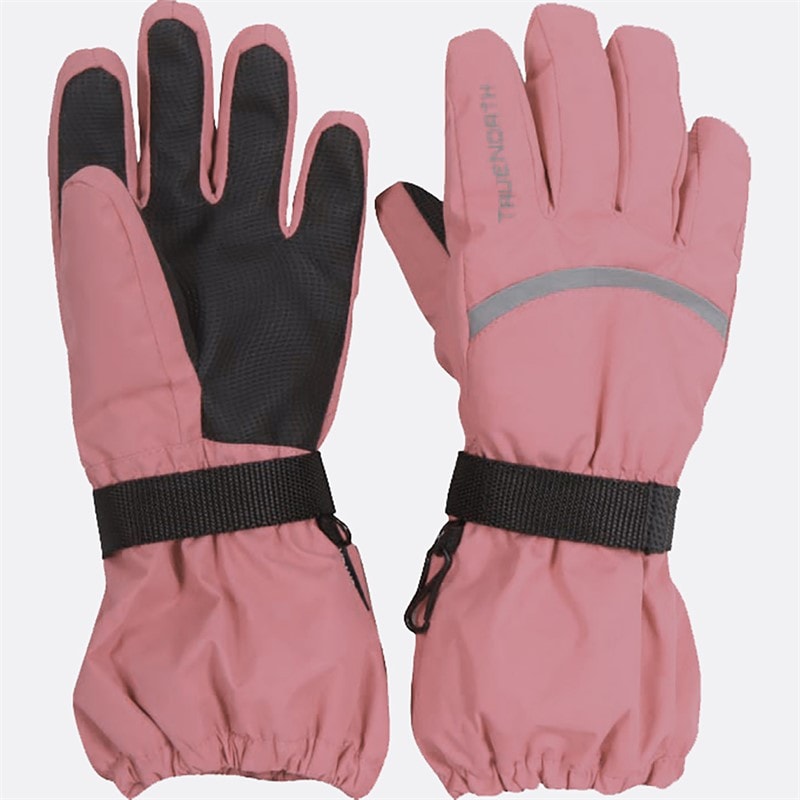 True North Girls Waterproof Gloves Pink