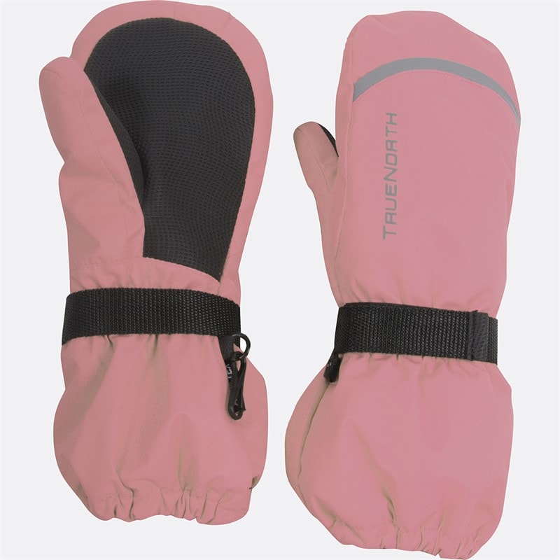 True North Girls Waterproof Mittens Pink