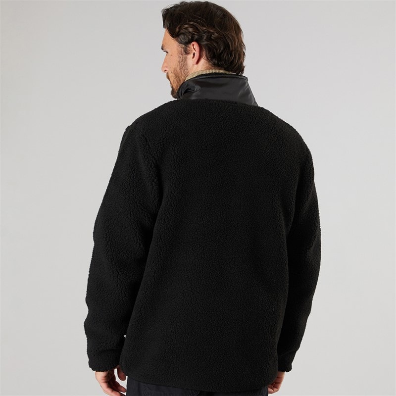 True North Mens Pile Jacket Black - Image 2