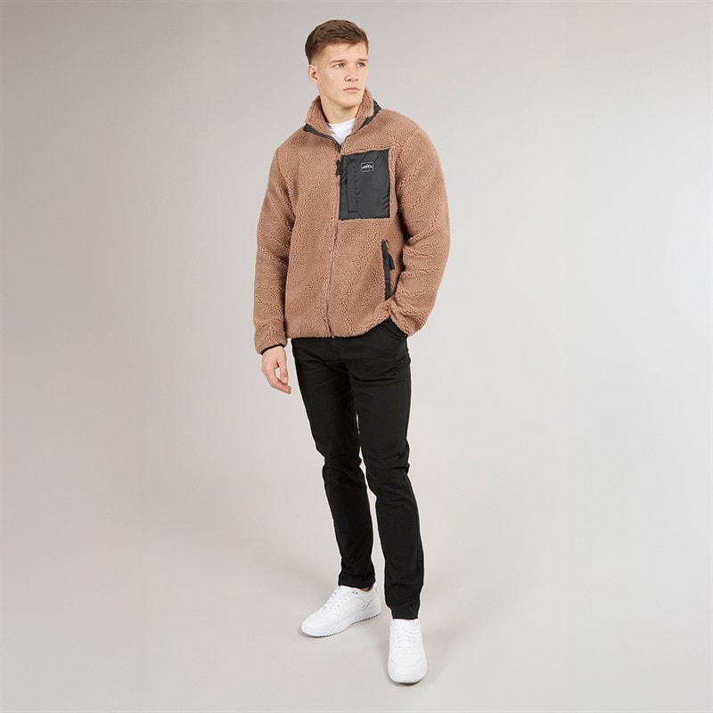 True North Mens Pile Jacket Bark - Image 4