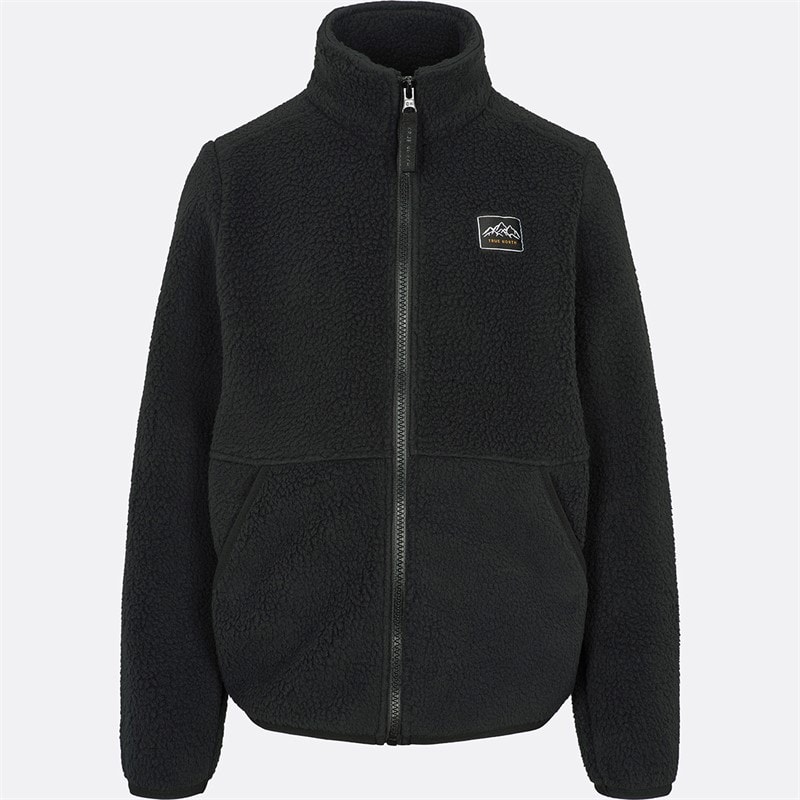 True North Kids Pile Jacket Black - Image 1