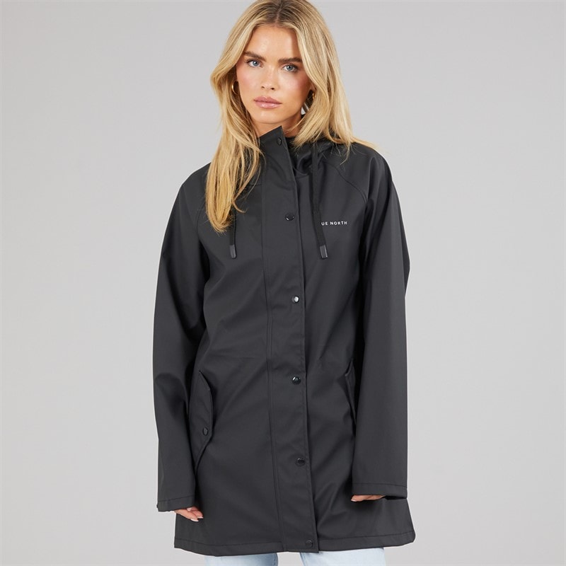 True North Womens PU Coat Black