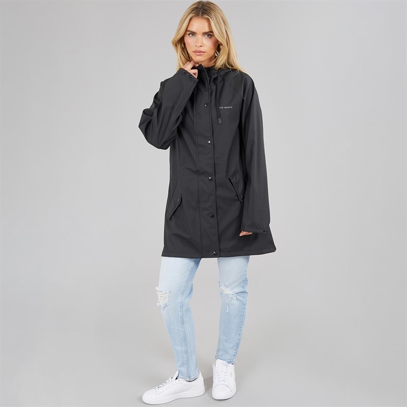 True North Womens PU Coat Black - Image 4