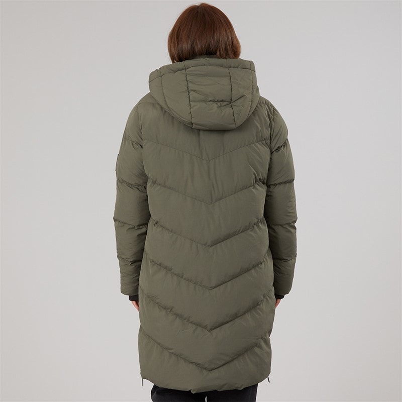 True North Womens Barbro Coat Dark Green Dk-Green - Image 2