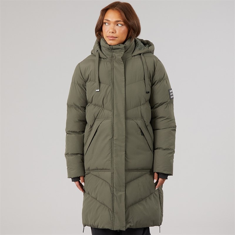 True North Womens Barbro Coat Dark Green Dk-Green - Image 3