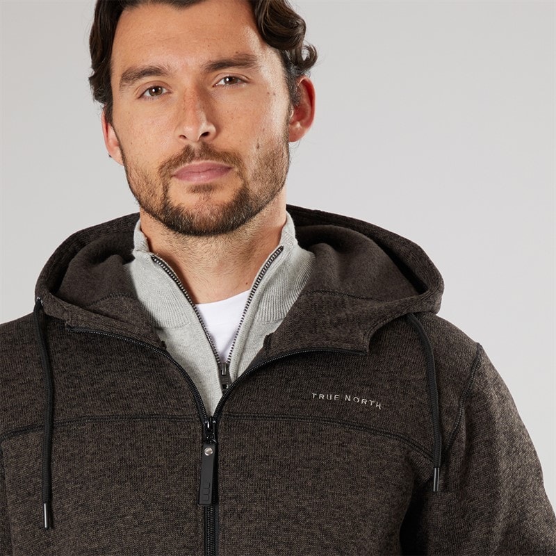 True North Mens Flatfleece Jacket Black - Image 5