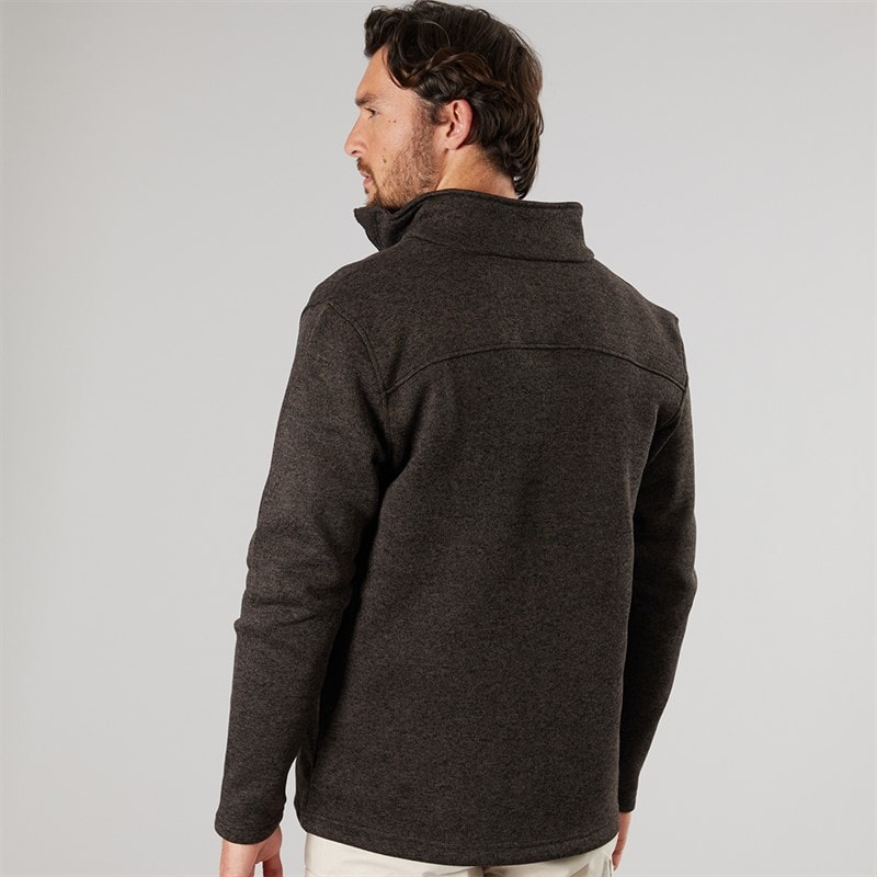 True North Mens Flatfleece Jacket Black - Image 2