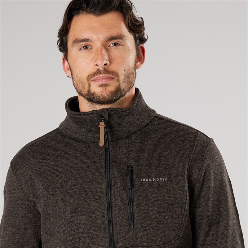 True North Mens Flatfleece Jacket Black - Image 3