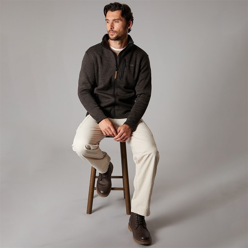 True North Mens Flatfleece Jacket Black - Image 5