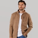 True North Mens Flatfleece Jacket Bark
