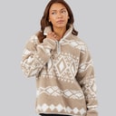 True North Womens Cissi Fleece Beige Comb