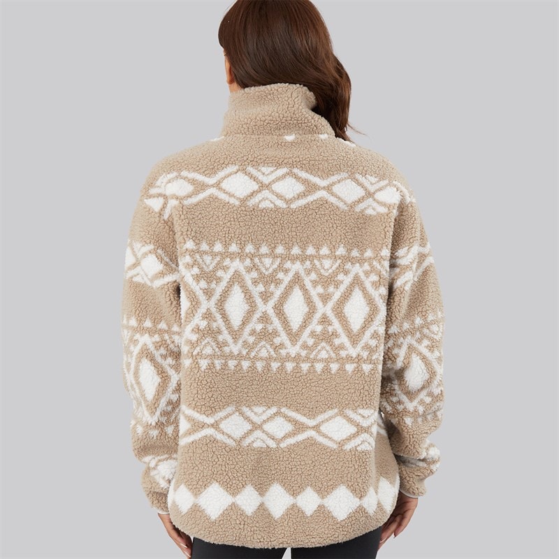 True North Womens Cissi Fleece Beige Comb - Image 2