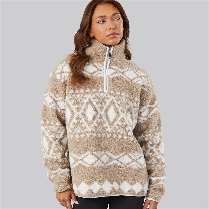 True North Womens Cissi Fleece Beige Comb - Image 3