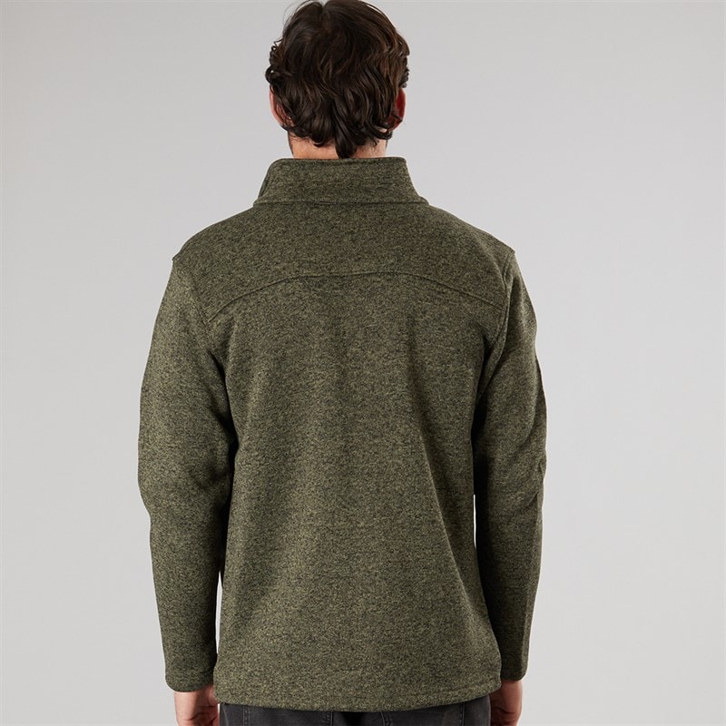 True North Mens Flatfleece Jacket Dusty Olive - Image 2