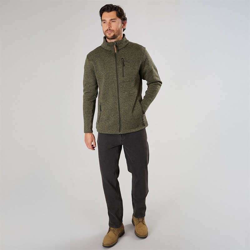 True North Mens Flatfleece Jacket Dusty Olive - Image 4