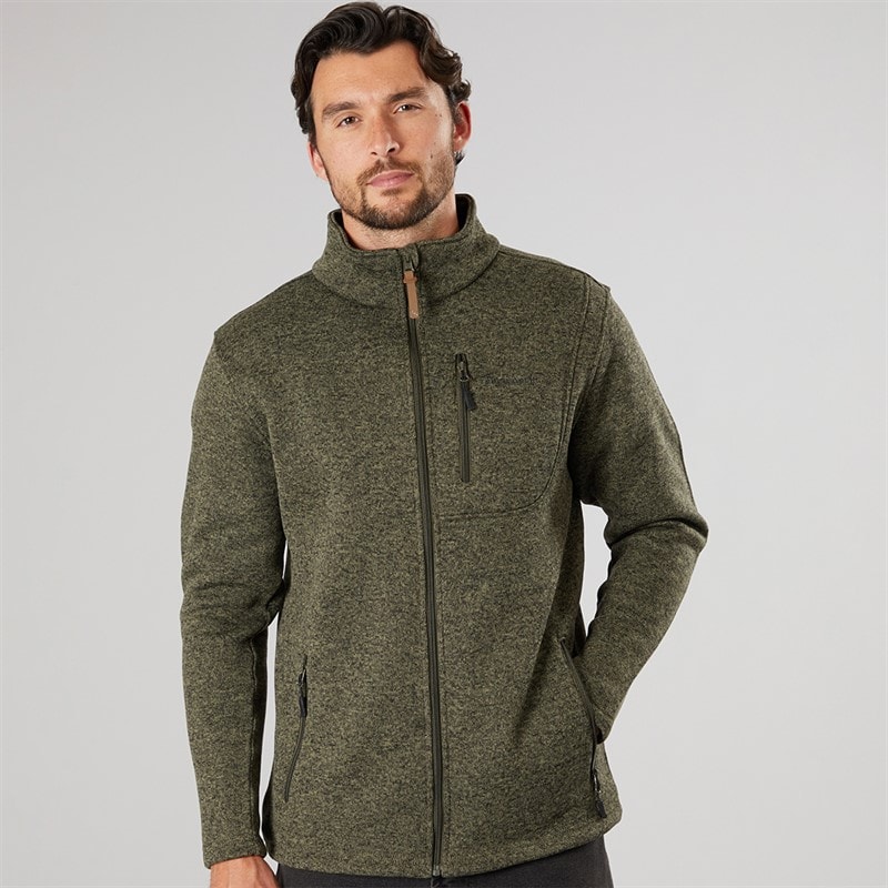 True North Mens Flatfleece Jacket Dusty Olive - Image 5