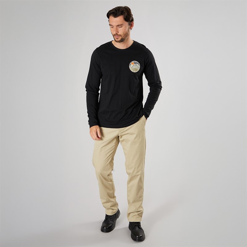 True North Mens Long Sleeved T-Shirt Black - Image 4