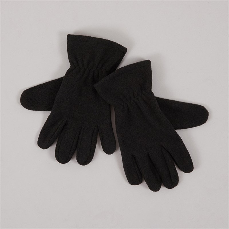 True North Kids Flatfleece Gloves Black