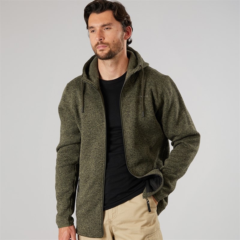 True North Mens Flatfleece Jacket Dusty Olive - Image 1